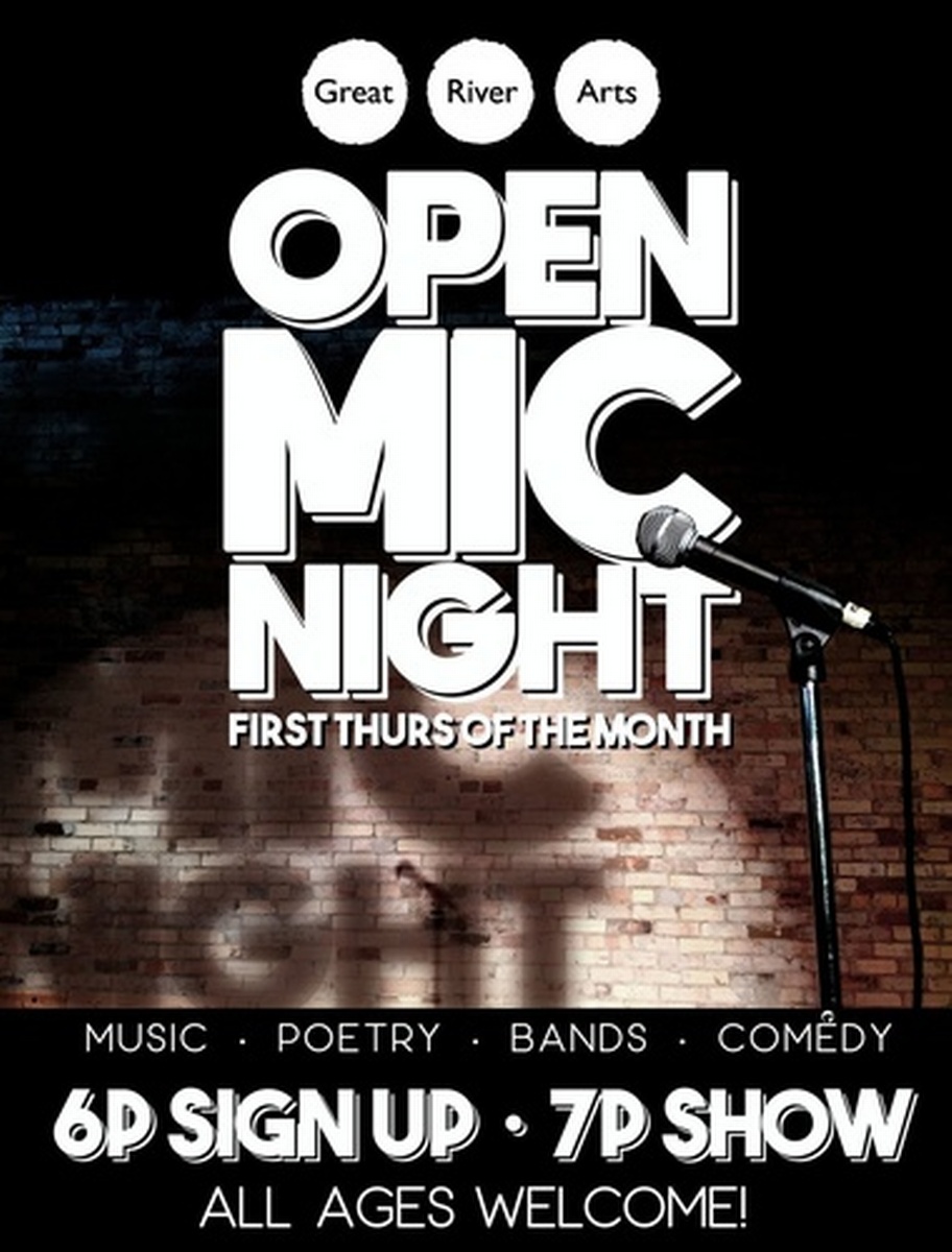 Open Mic Night Apr 4 2024 Little Falls Chamber of Commerce